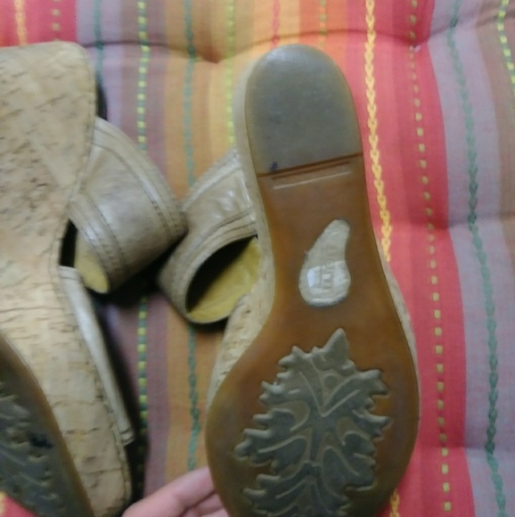 Born leather tan wedges - Picture 4 of 5